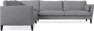 Winston - Hörnsoffa, 2+3-sits - Grå