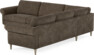 Bridge - Hörnsoffa, 3+2-sits - Brun