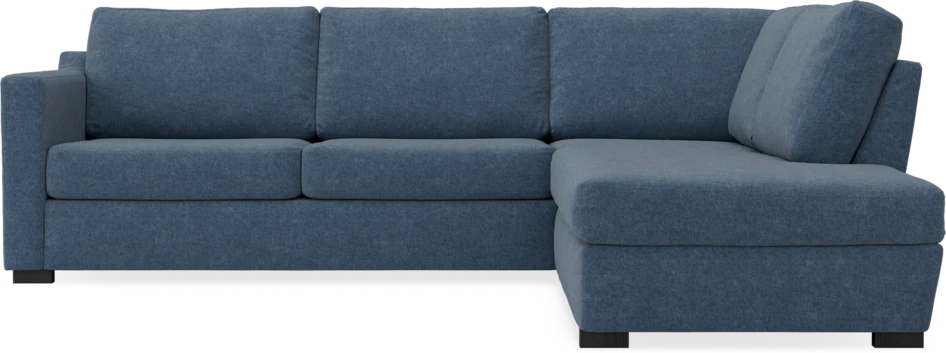 Friday - 2,5-sits soffa med divan höger - Blå