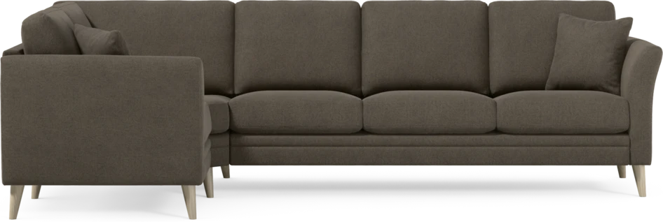 Eden - Hörnsoffa, 1+3-sits - Brun