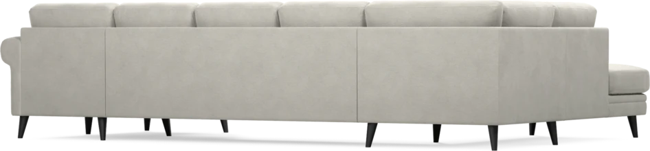 Eden - 3-sits soffa med divan vänster och schäslong höger - Grå