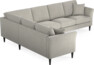 Eden - Hörnsoffa, 2+3-sits - Grå