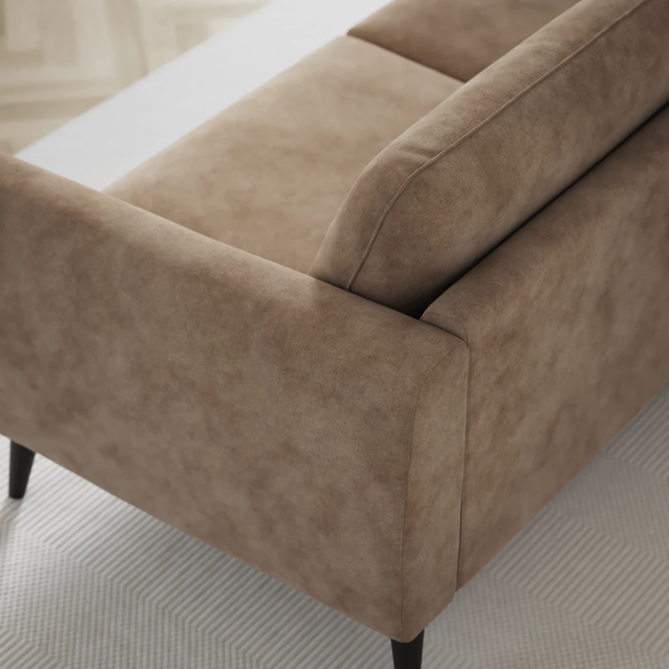 Bridge - Hörnsoffa, 2+3-sits med schäslong höger - Beige