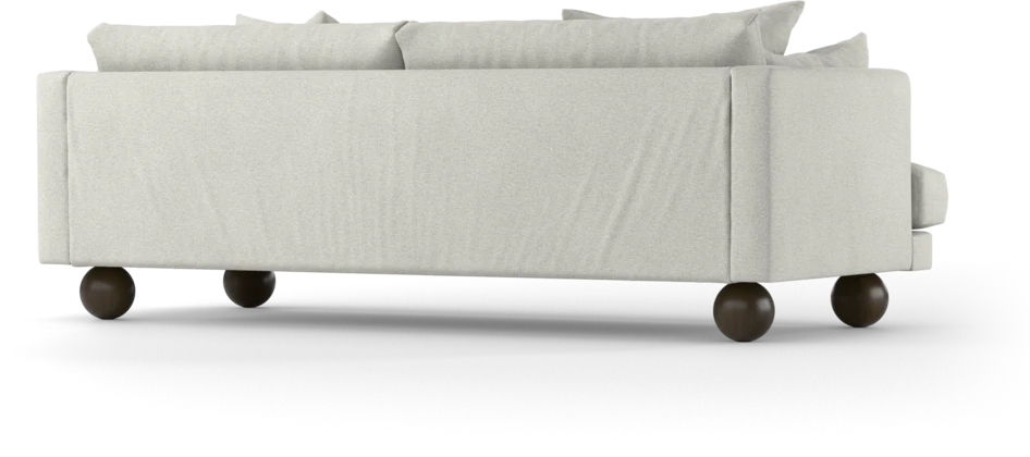 Harper - 3-sits soffa, hel dyna - Vit