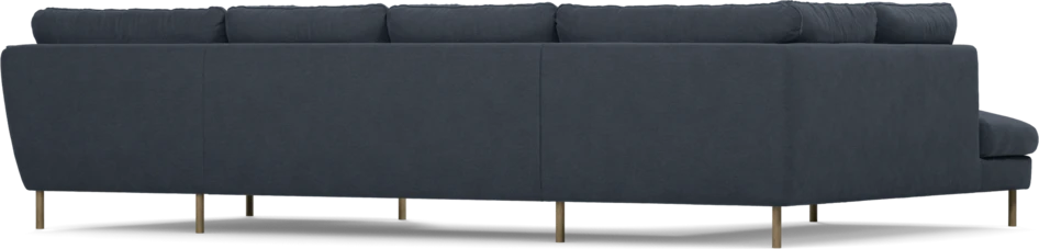 Madison - 2-sits soffa med divan vänster och schäslong höger - Blå