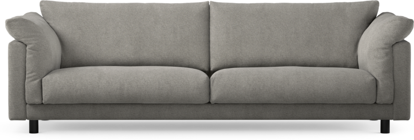 Cherrie - 4-sits soffa, fast klädsel - Grå