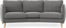 Madison - 3-sits soffa svängd, 70 cm - Grå