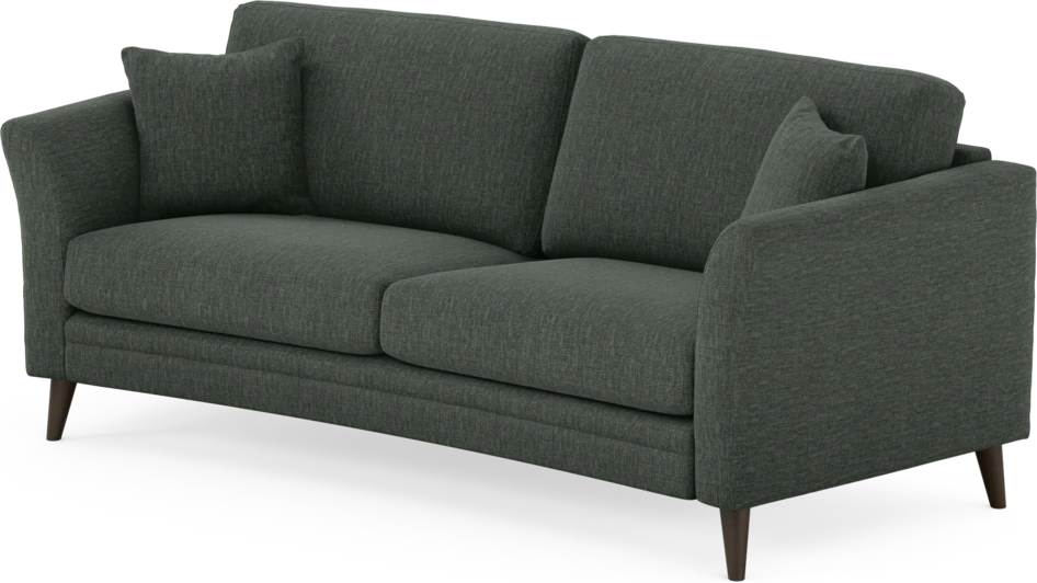 Eden - 2,5-sits soffa svängd - Grön