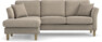 Eden - 2-sits soffa med schäslong - Beige