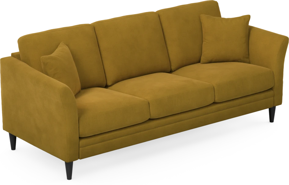 Eden - 3-sits soffa - Gul