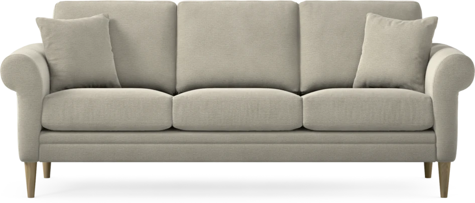 Eden - 3-sits soffa - Brun