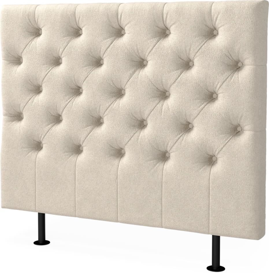 Cape pikerad - Sänggavel, 90-210 cm - Beige