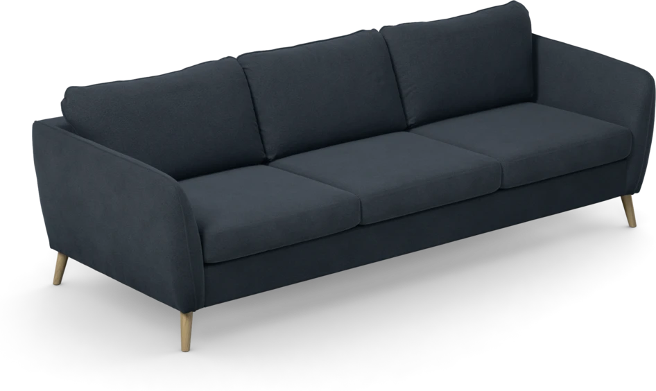 County - 3-sits soffa - Blå