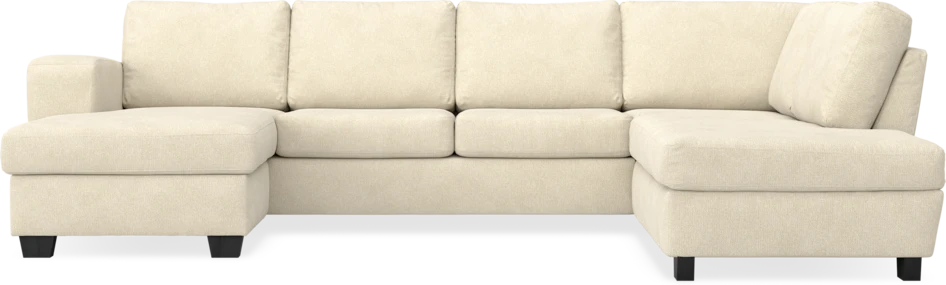 Friday - 3-sits soffa med schäslong vänster och divan höger - Beige