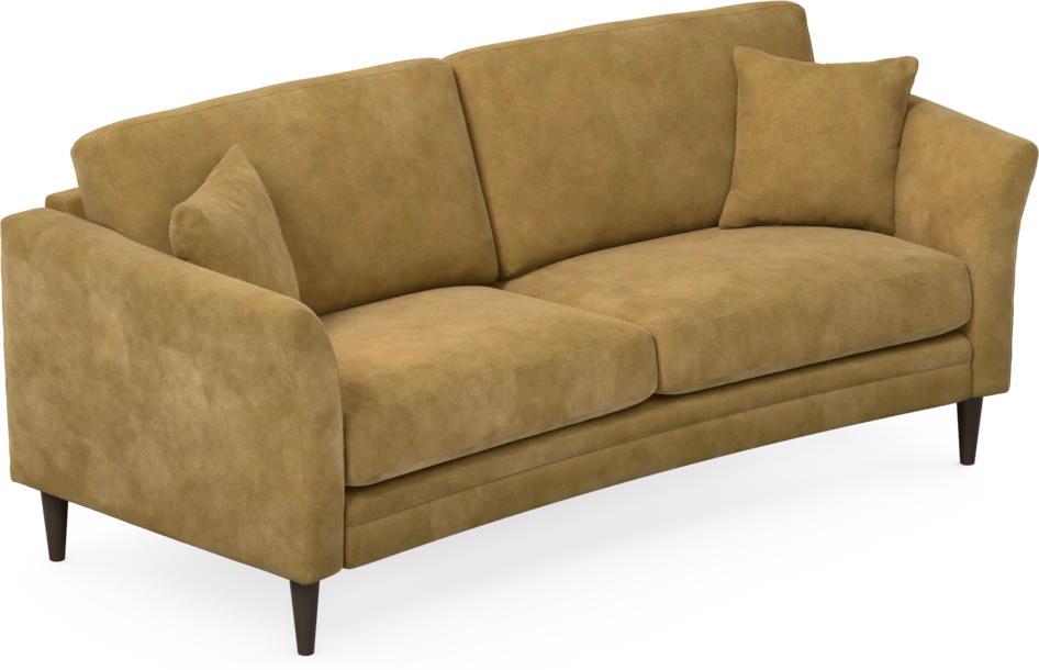 Eden - 2,5-sits soffa svängd - Gul