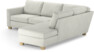 Friday - 2,5-sits soffa med divan höger - Vit