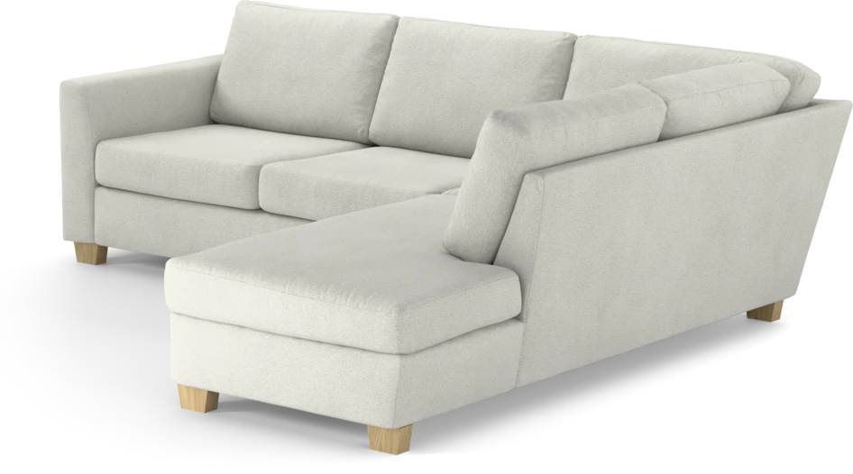 Friday - 2,5-sits soffa med divan höger - Vit