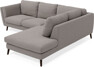 Madison - 2-sits soffa med divan höger - Grå