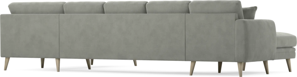 Eden - 3-sits soffa med schäslong vänster och divan höger - Grå