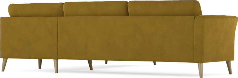 Bridge - Hörnsoffa, 3+2-sits - Gul