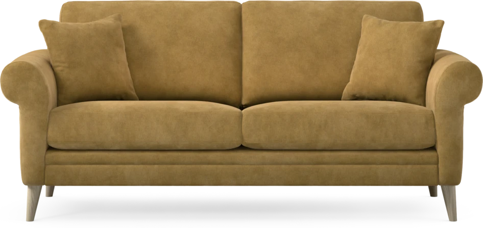Eden - 2,5-sits soffa - Gul