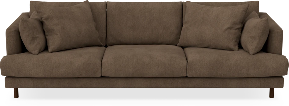 Harper - 4-sits soffa - Brun