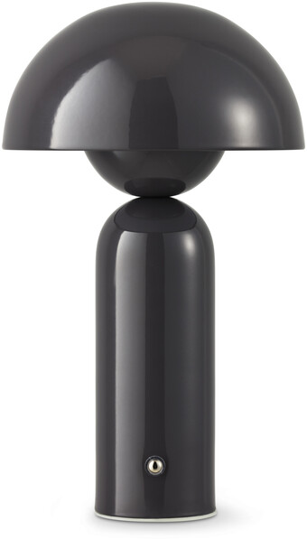 Amos - Portabel bordslampa H25 Ø15 cm - Grå