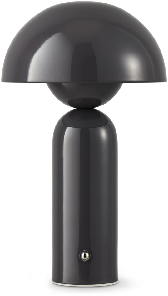 Amos - Portabel bordslampa H25 Ø15 cm - Grå