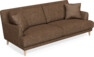 Macy Lux - 3-sits soffa - Brun