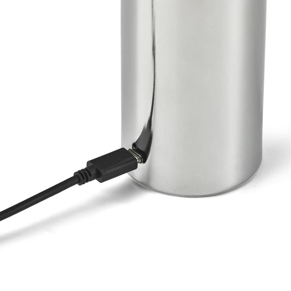 Amos - Portabel bordslampa H25 Ø15 cm - Grå