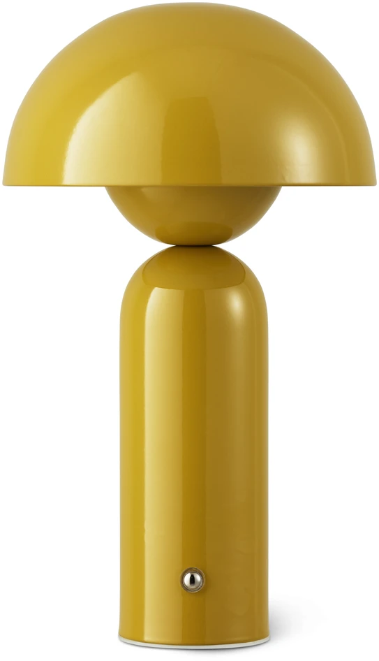 Amos - Portabel bordslampa H25 Ø15 cm - Gul