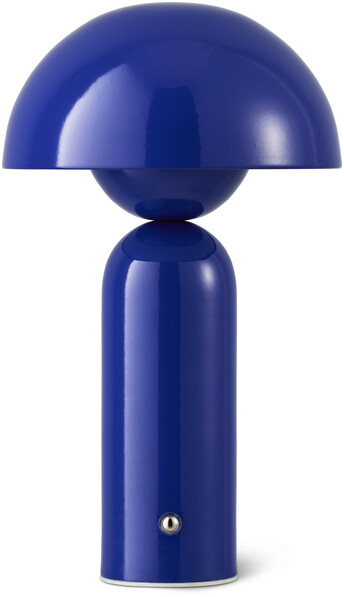 Amos - Portabel bordslampa H25 Ø15 cm - Blå