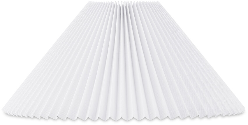Pleat  - Lampskärm H16 Ø35 cm - Vit