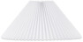 Pleat  - Lampskärm H16 Ø35 cm - Vit