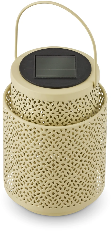 Jamila - Solcellsbelysning H18 Ø12 cm - Beige