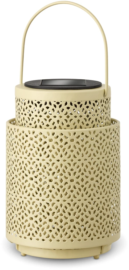 Jamila - Solcellsbelysning H18 Ø12 cm - Beige