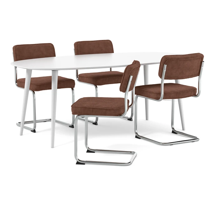 Plaine, Matgrupp med 4 stolar Merano