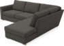 Friday - 2,5-sits soffa med divan höger - Grå