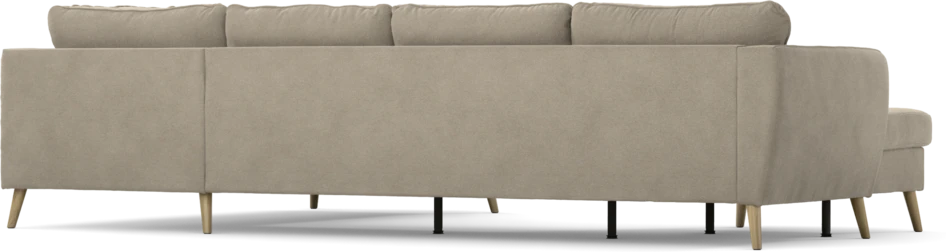 County - 3-sits soffa med schäslong vänster och divan höger - Beige