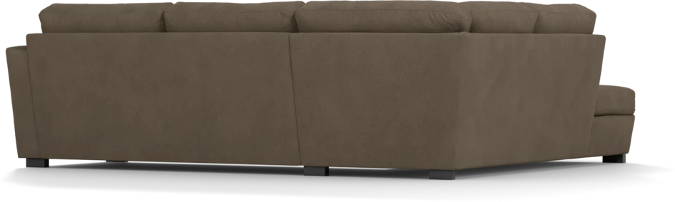 Friday - 2,5-sits soffa med divan vänster - Brun