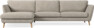 Madison Lux - 3-sits soffa med schäslong vänster - Vit