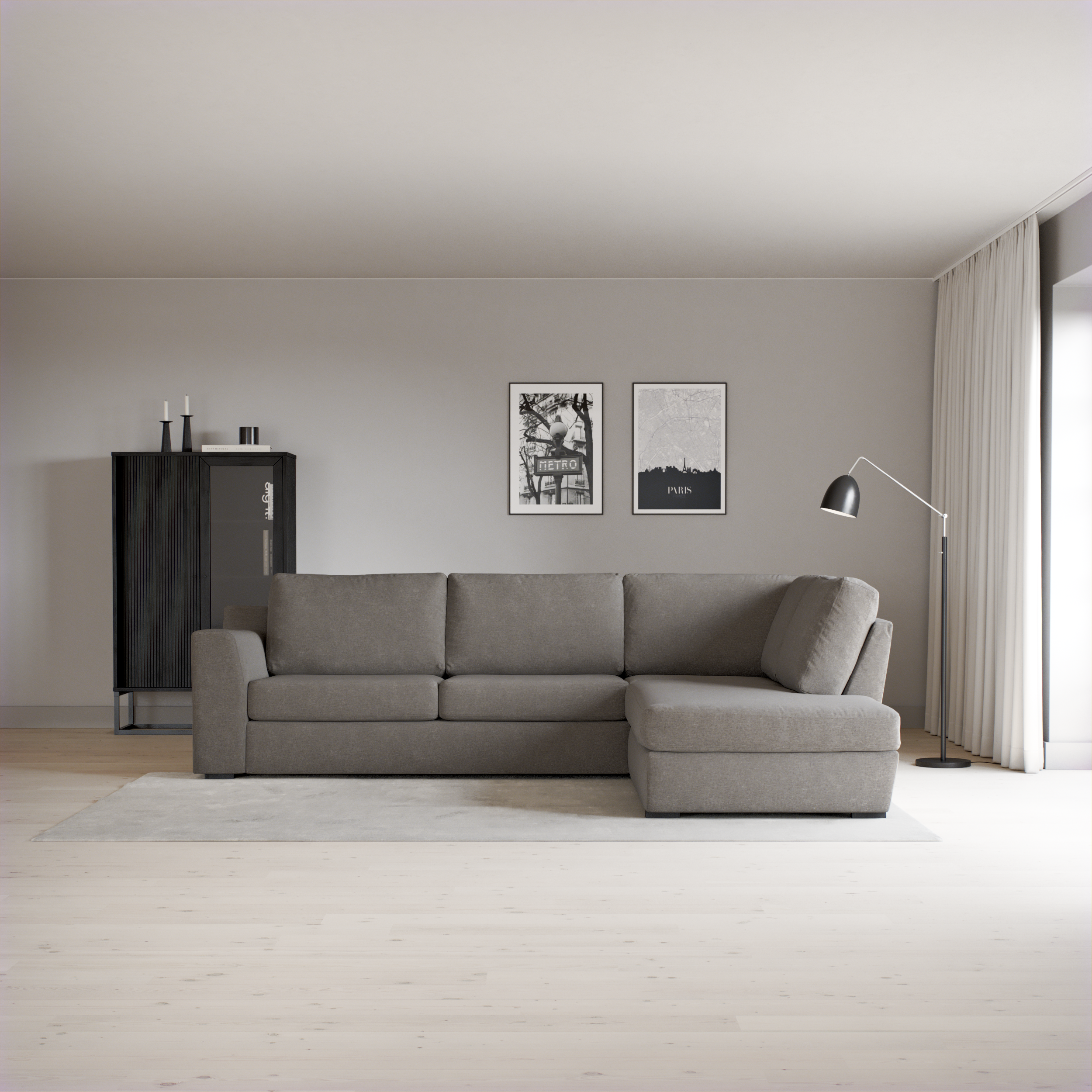 Friday - 2,5-sits soffa med divan höger - inspiration