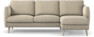 Madison - 2-sits soffa med schäslong höger - Beige