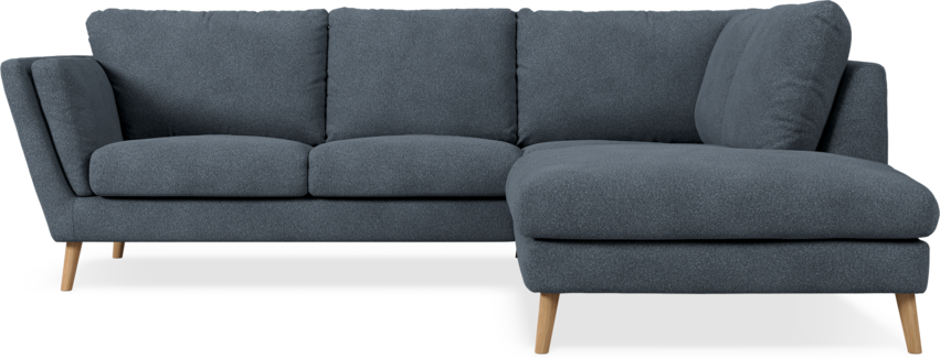 Madison - 2-sits soffa med divan höger - Vit