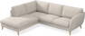 Madison Lux - 2-sits soffa med divan vänster - Vit