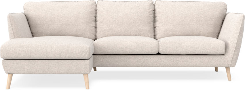 Madison - 2-sits soffa med schäslong vänster - Beige