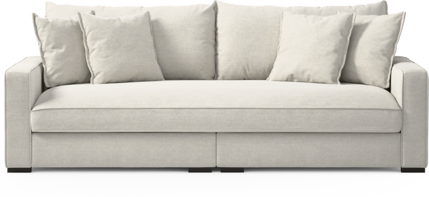 Rossi - 3-sits soffa, hel dyna - Vit