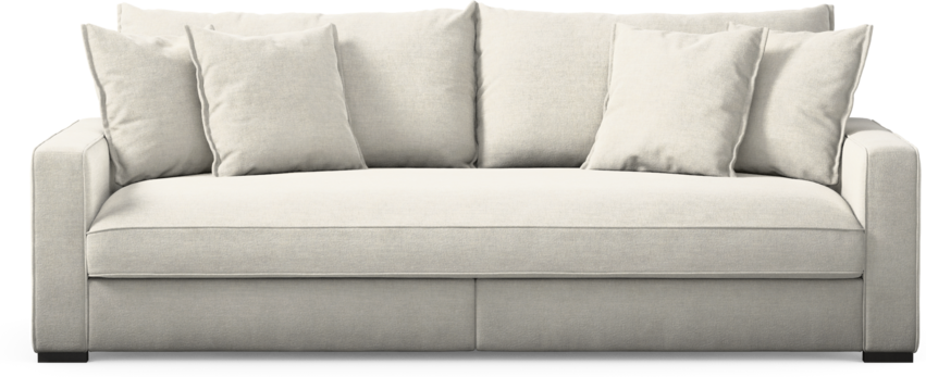 Rossi - 3-sits soffa, hel dyna - Vit