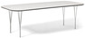 Santino - Matbord, L 180-280 cm - Svart