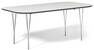 Santino - Matbord, L 180-280 cm - Svart